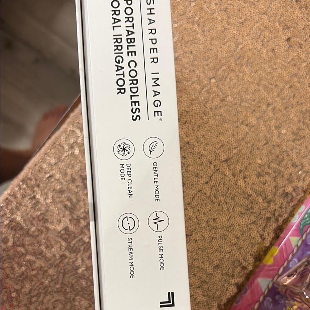 NEW ✨Sharper Image Portable Cordless Oral Irrigator - Blue ✨NEW - Picture 3 of 5
